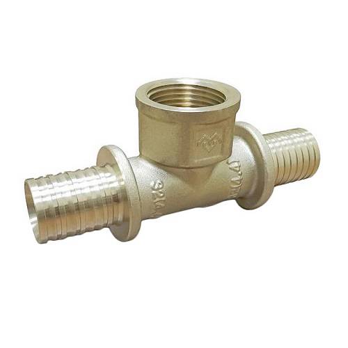 VM51113 Тройник латунный Varmega Slide-fit 20х1/2 ВН 