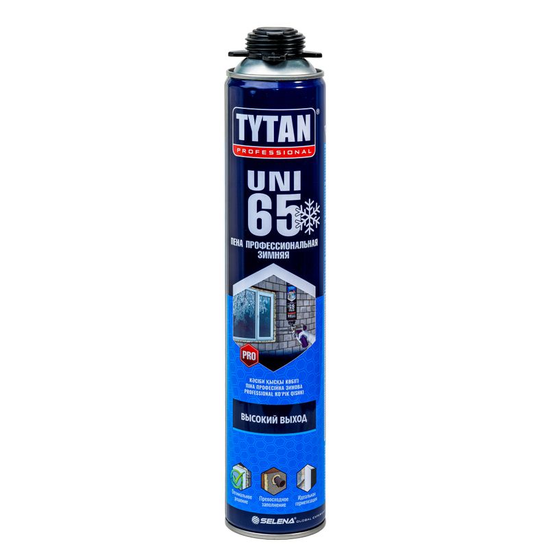 Пена монтажная Tytan 65 UNI Профессиональная, 750мл